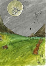 The Moon, The Hare and The Tortoise