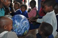Universe Awareness activity in Tanzania